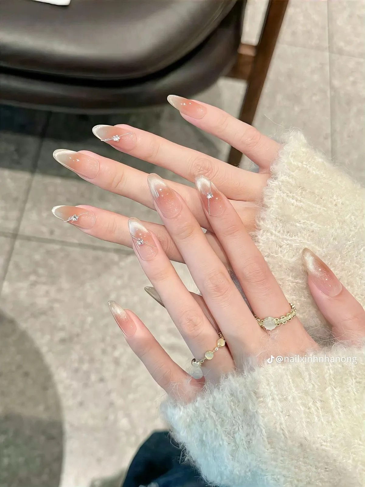 French Tip Nails for Tourists