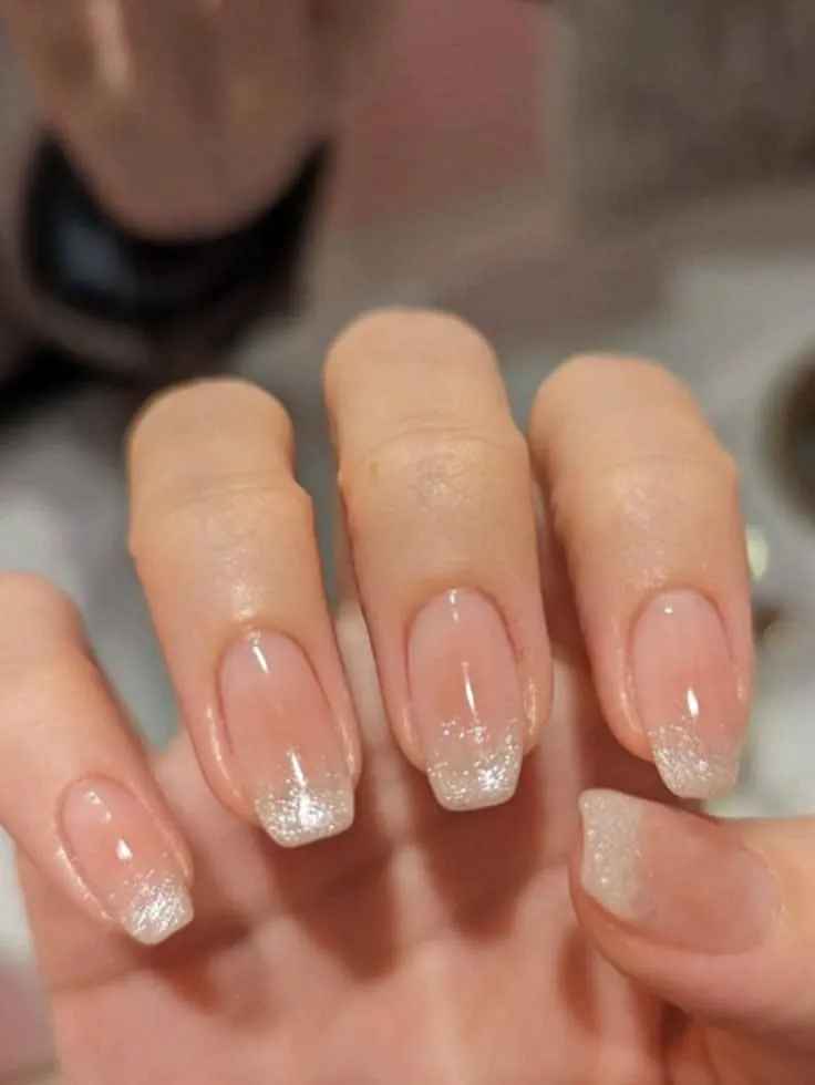 Glitter French Tips